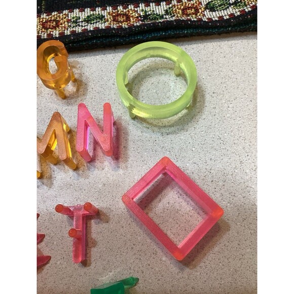 Lite Brite Numbers Accessory Kit + Alphabet & Peg Refill Sets Light Bright 1968 - Picture 11 of 16